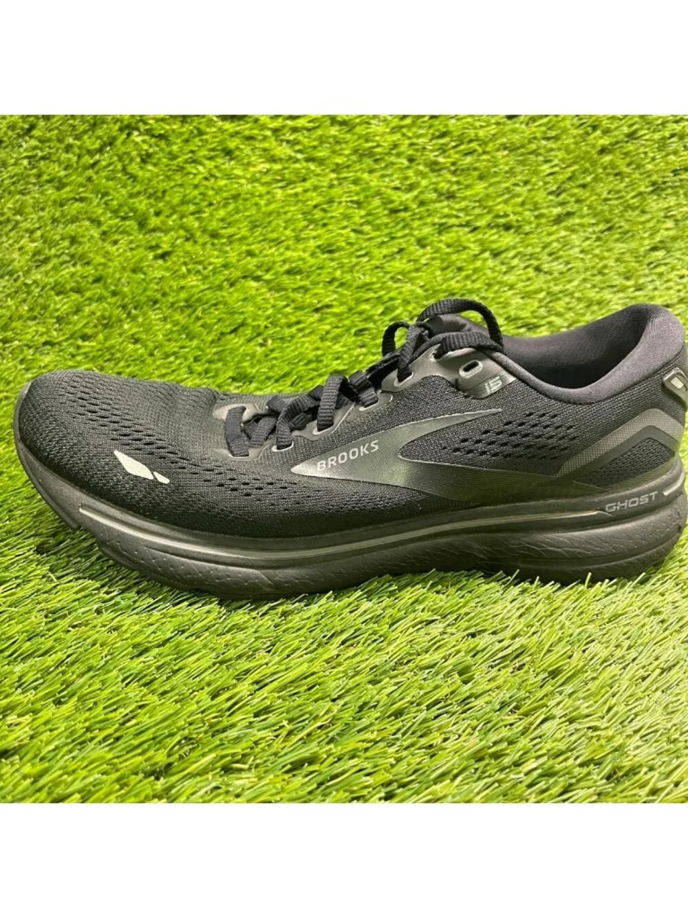 Brooks Ghost 15 Womens Size 10 Black Athletic Running Walking Shoes Sneakers